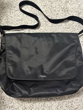 NEW Kate Spade Black Nylon Messenger/Laptop Bag